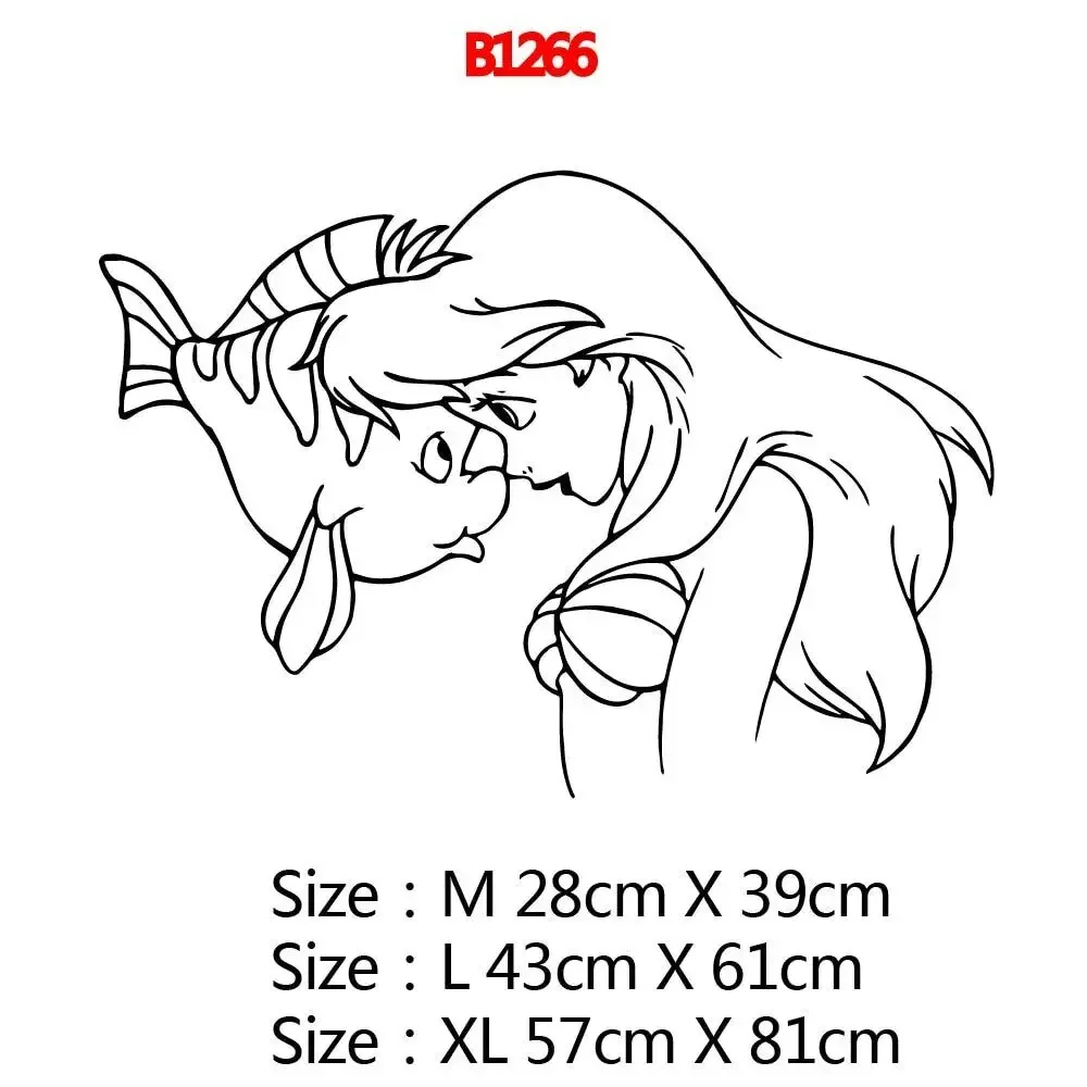 Милая рыбка украшение для комнаты стикер на стену детской виниловые наклейки