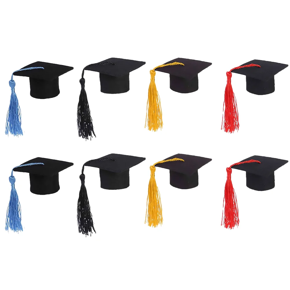 

8pcs Graduation Bottle Cover Christmas Bottle Decorations Graduation Party Supplies 2021