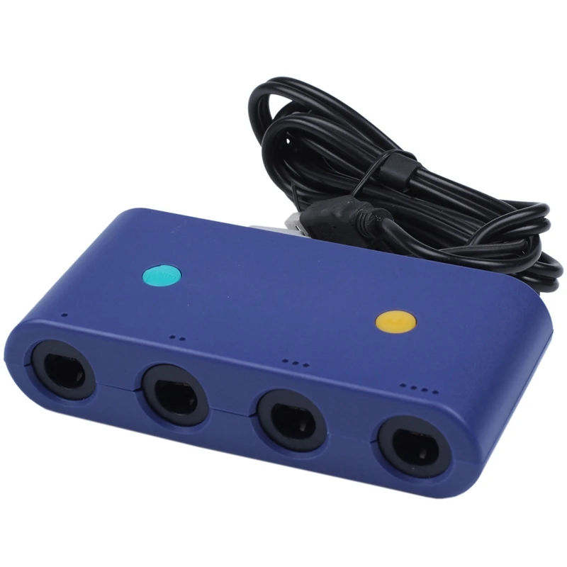 Адаптер контроллера для геймпада Nintendo Switch Wii U Pc с 4 портами и кнопками Турбо домой