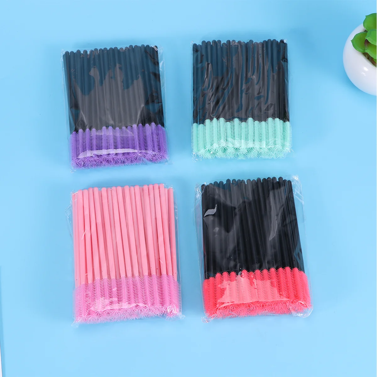 

Eyelash Wands Brushes Mascara Silicone Makeup Disposable Applicatorlash Eyelashes Brushtool Extensions Oil Artist Tools Salon