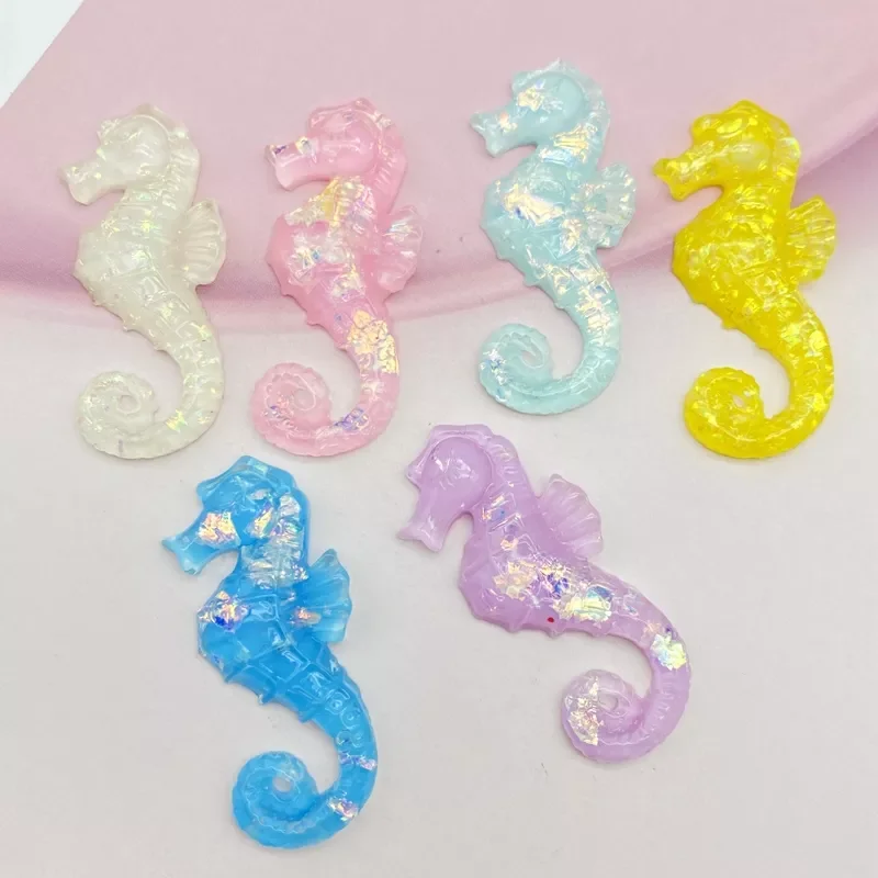 

Kawaii Cute Mixed Cartoon Seahorse FlatBack Resin Cabochons Scrapbooking DIY Jewelry Craft Decoration Accessories G64