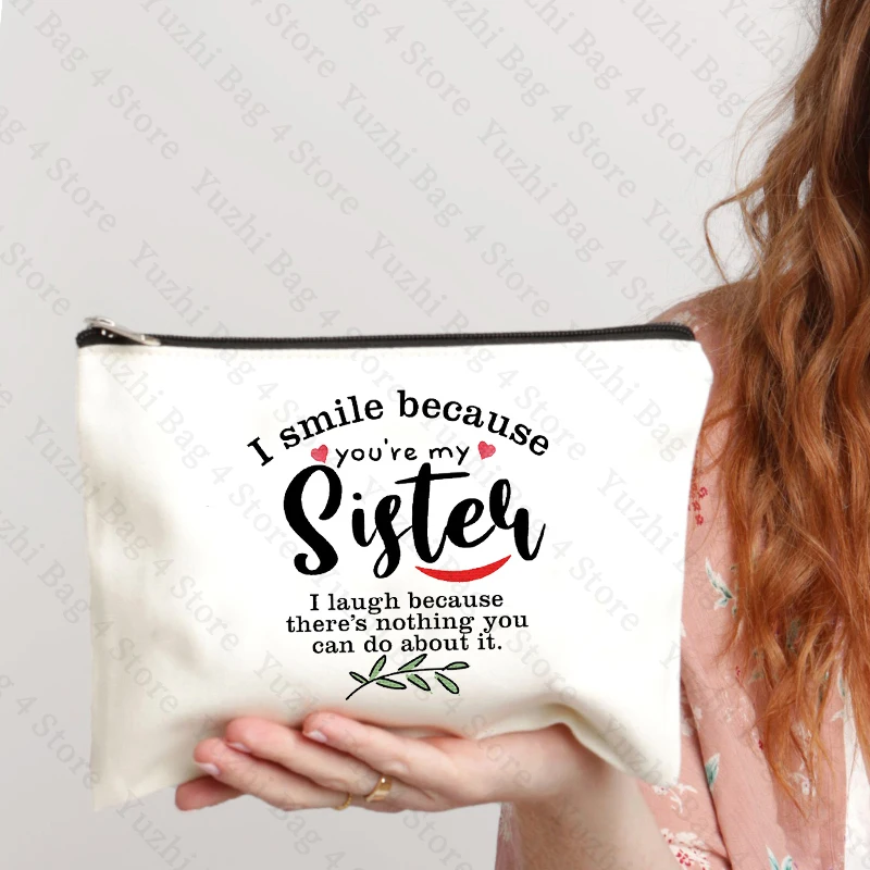 Я всегда буду там для вас косметичка с узором подарки сестры на день рождения