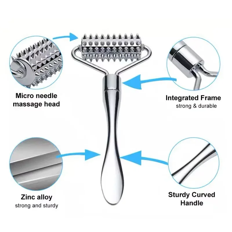 Ролик для массажа лица из нержавеющей стали