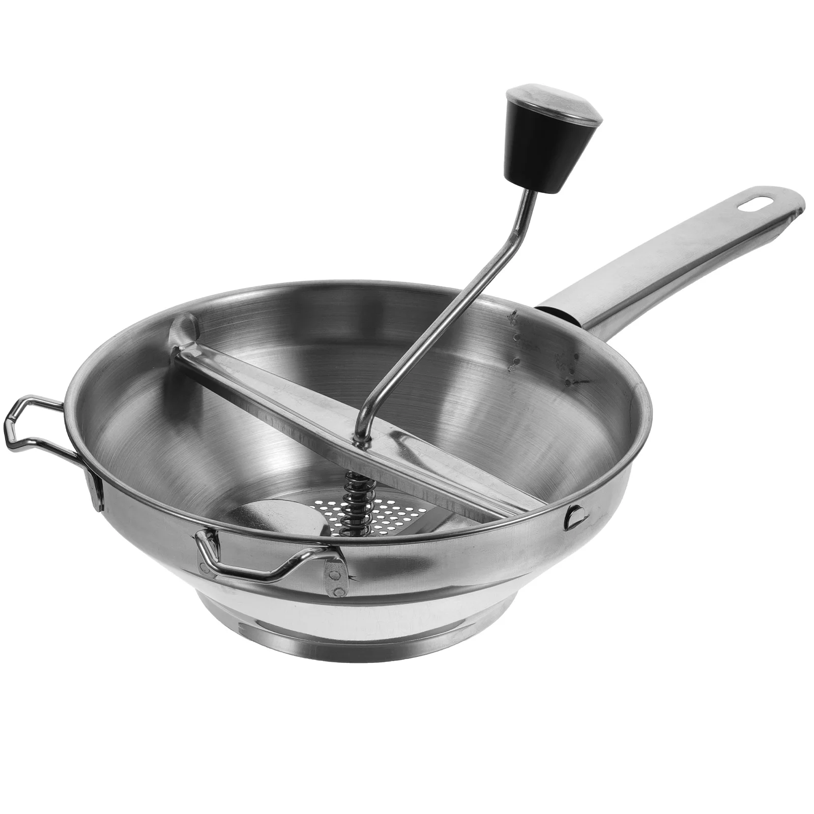 

Small Potato Masher Metal Food Handheld Stainless Steel Lemon Press Manual Presser Potatoes into mashed potatoes Researcher