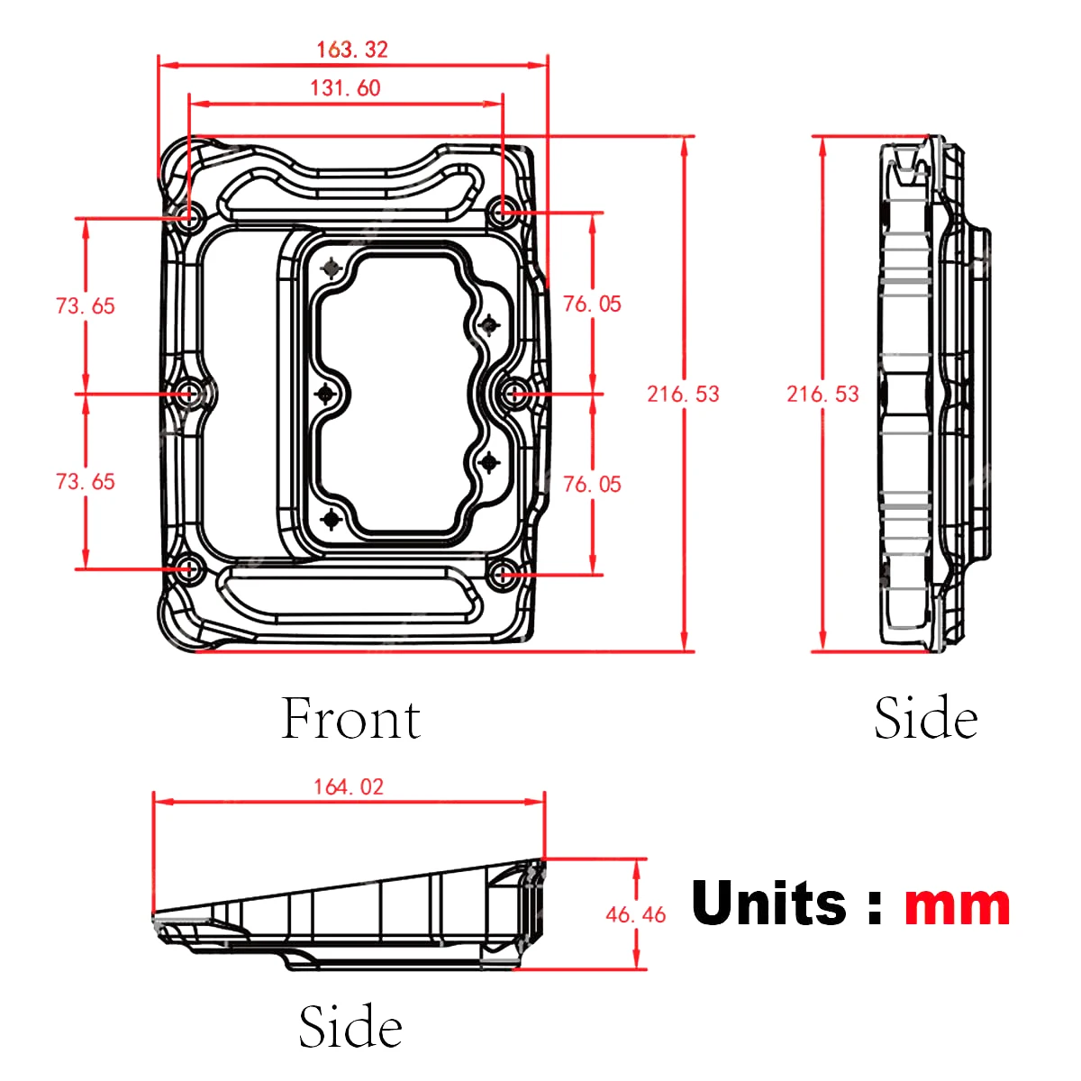 ЧПУ алюминиевая режущая четкость двигателя коромысло верхняя крышка для harley twin
