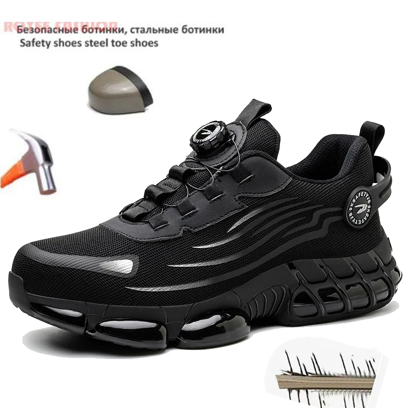 рабочая обувь с защитой мужская рабочие ботинки мужские is ayakkabisi celik burun кроссовки