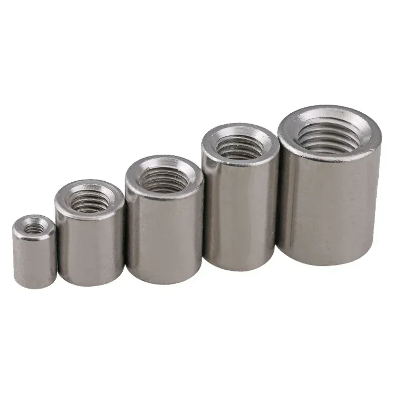 M3 M4 M5 M6 M8 M10 M12 M14 M16 Нержавеющая сталь 304 удлиненные длинные круглые муфтовые гайки