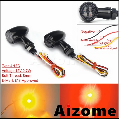 Сигналы поворота для мотоцикла светодиодный 12 В, 2,7 Вт - изображение