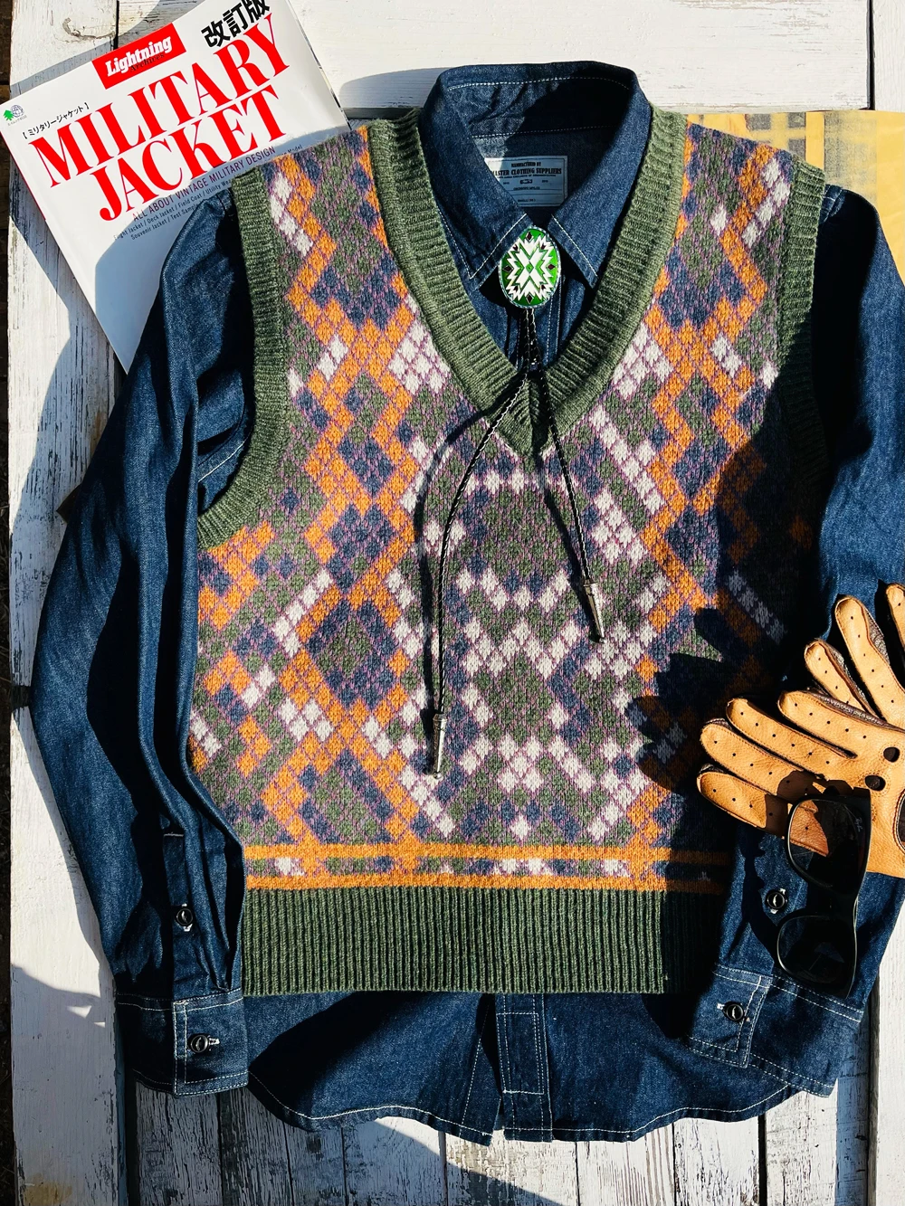 

CDV199 Cidu Asian Size Super Quality 100% Wool Waistcoat Fair Isle Stylish Durable Vintage Vest