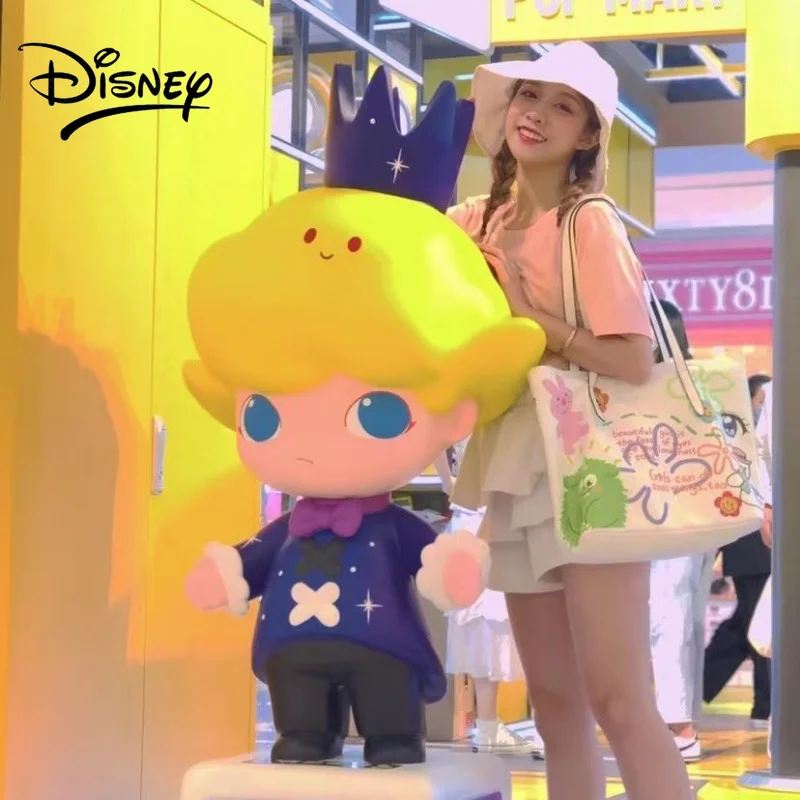 Disney Mickey Mouse Crossbody Bag Girl's Graffiti Cartoon Campus Leisure Large Capacity Leather One Shoulder Tote Bag