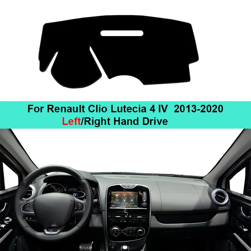 

Car Dashboard Cover for Renault Clio Lutecia 4 IV 2013-2019 2020 Carpet Dashboard Pad Sun Protection UV Cushion Car Accessories