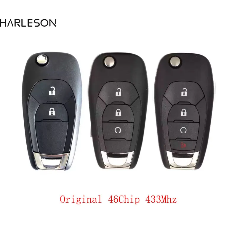 

Original Remote Car Key Alarm 433MHZ ID46Chip HItag-Extend For Chevrolet Trax Cruze Captiva Cavalier Malibu XL 2/3/4 Buttons