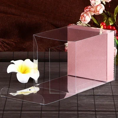 20 шт./лот Новое поступление прозрачная коробка из ПВХ 9*9*В см прямоугольная для