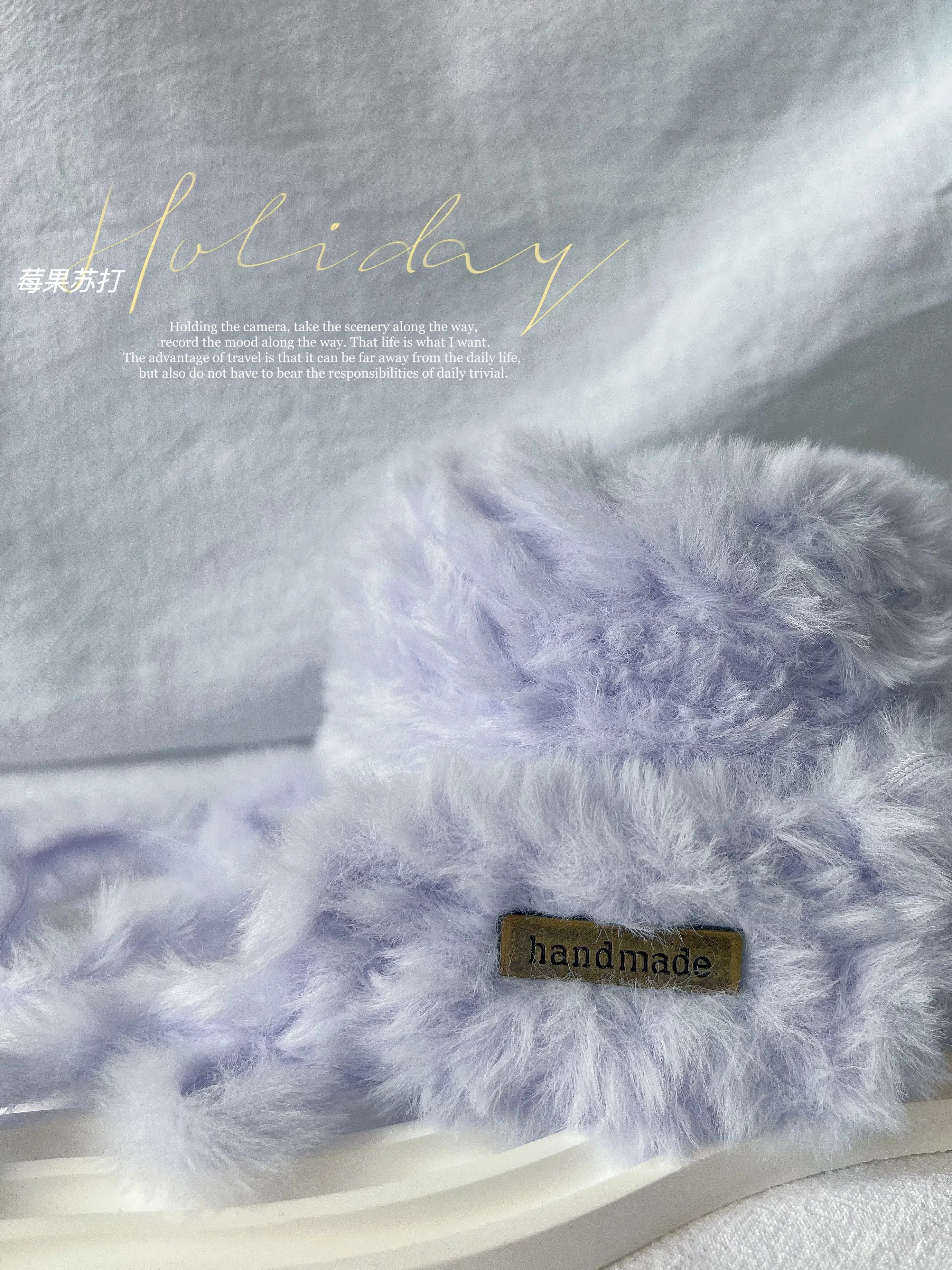 

100G Blue Faux Fur Yarn Hair Mohair Wool Cashmere for Hand Knitting Crochet Sweater Thread Baby Clothes Scarf Fluffy Mink Yarn