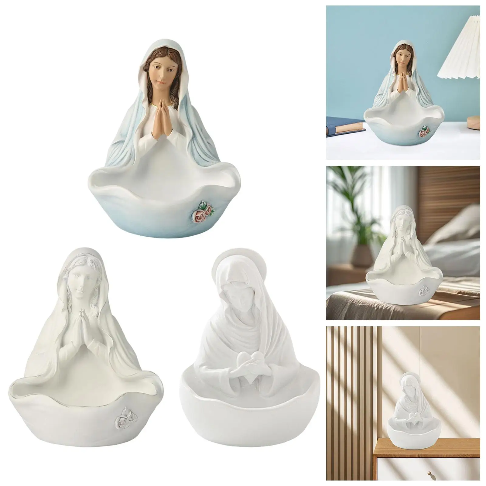Статуя Девы Марии чаша для ключей декоративный поднос безделушек подарок