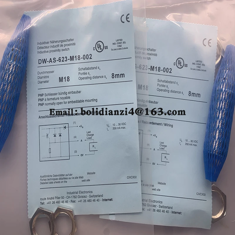 Новый датчик для бесконтактного переключателя DW-AD-621-M12 DW-AS-621-M18-120 DW-AD-623-M12 DW-AS-623-M12