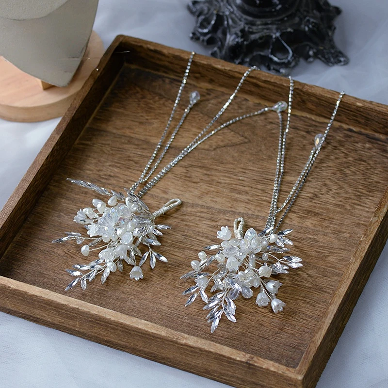 Fashion Beaded Rhinestone Crystal hair wear Wedding Women Hair Decoration Bride Hair Accessories