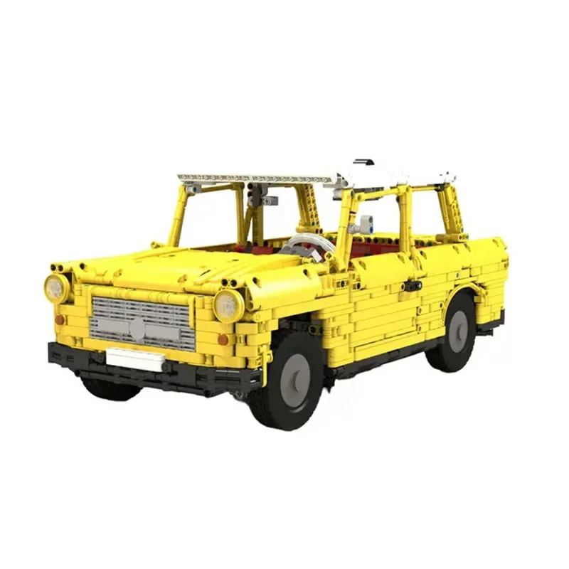 Классический строительный блок классический винтажный автомобиль с высокой