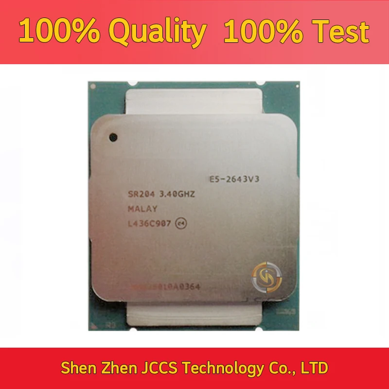 

Used Xeon E5 2643 V3 3.4GHz Six-Core 20M LGA 2011-3 Processor E5 2643V3 CPU