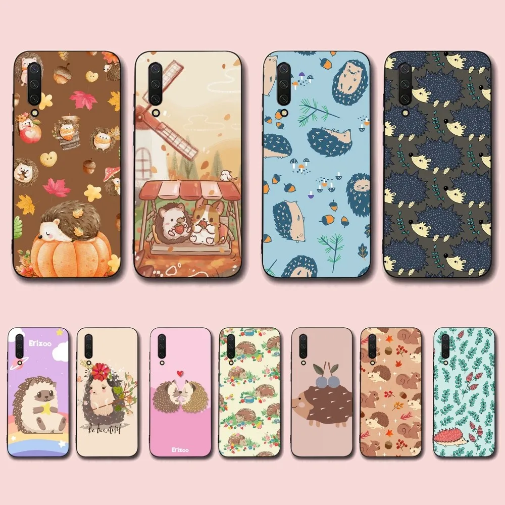 Чехол для телефона с изображением Ежика Xiaomi Mi 5X 8 9 10 11 12 lite pro 10T PocoX3pro PocoM3 Note