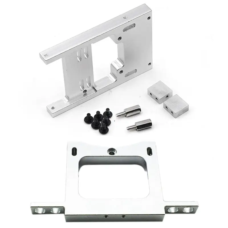 

1 шт. серебристый протектор заднего бампера и 1 шт. металлический кронштейн крепления на дистанционном управлении сервопривод для склада 1/16 ...