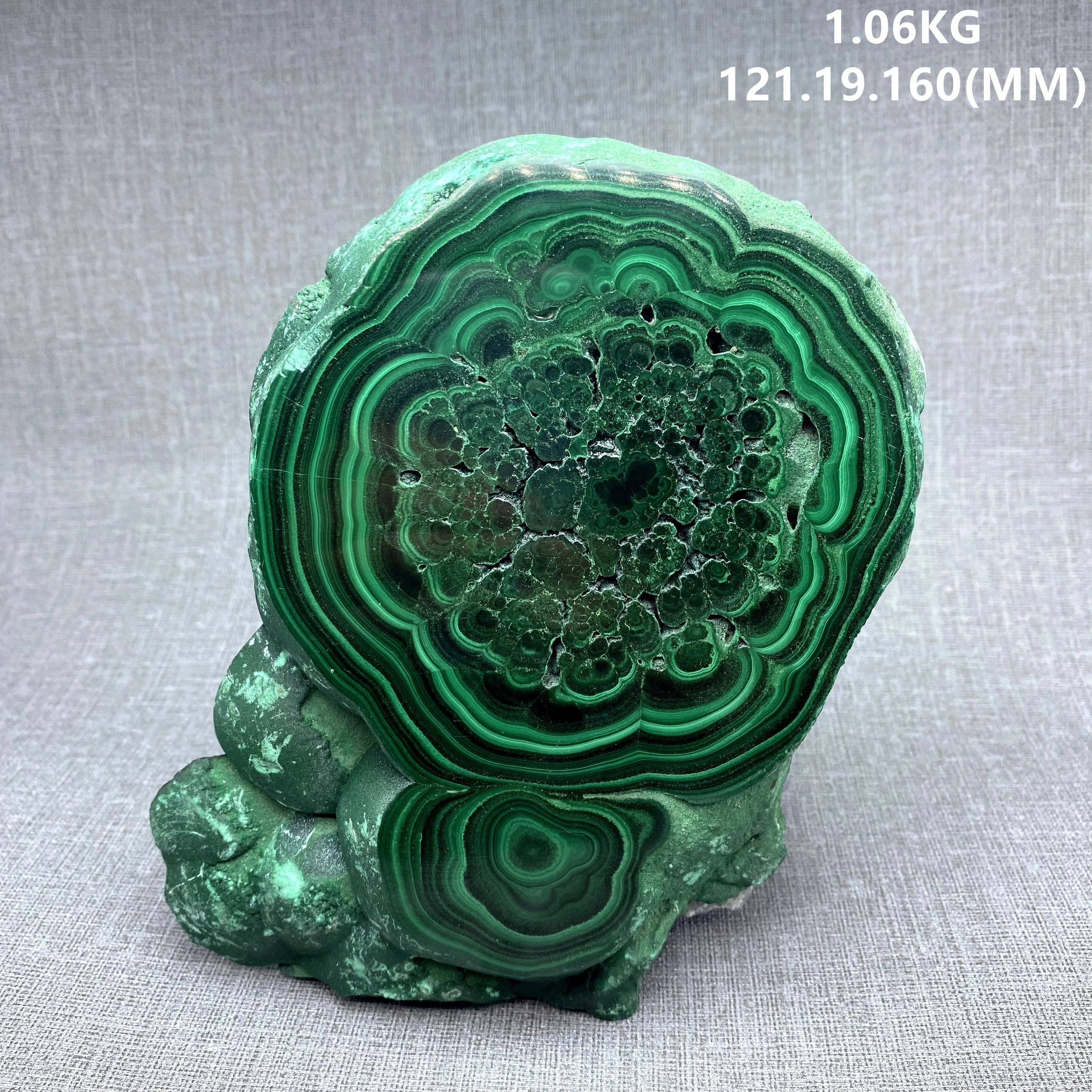 

NEW! BIG! 1062g Natural green malachite polished mineral specimen slice rough stone quartz Stones and crystals Healing crystal