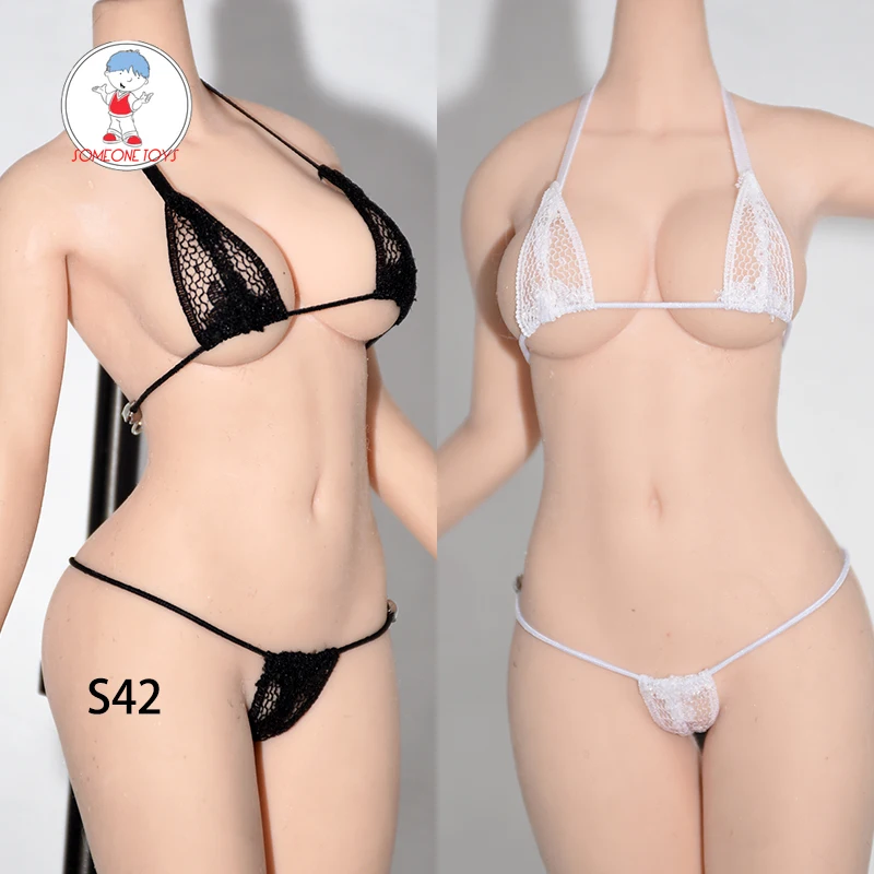 

Phicen 1/6 Tbleague Female Soldier Lace Bra Lace Underpants Bikini for 12 Inch Action Figure Doll Clothes S07 S34 S42