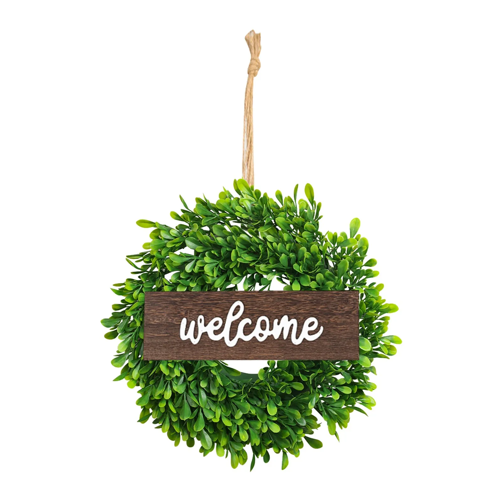 

Hanging Flowers Artificial Decor Door Flower Garland Eucalptus Decoration Simulation Silk White Roses Silk White Flowers