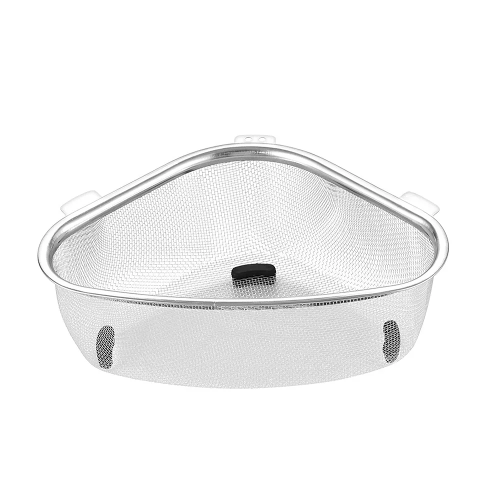 

Sink Strainer Basket Kitchen Drain Cornercolander Filter Trianglecatcher Holder Shelf Rack Sponge Triangular Accessories