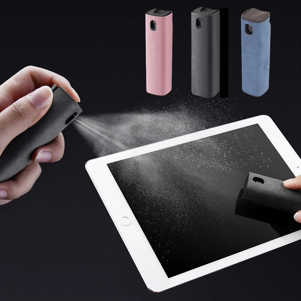 

2In1 Portable Phone Screen Cleaner Spray Tablet Computer Screen Dust Removal Cleaner Phone Cleaning Artifact NO Cleaning Liquid
