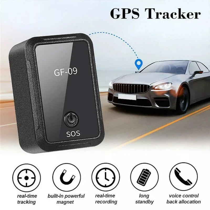 GF-09 Mini GPS Tracker Car GPS Locator Anti-theft Tracker Car Gps Tracker Anti-Lost Recording Tracking Device Auto Accessories