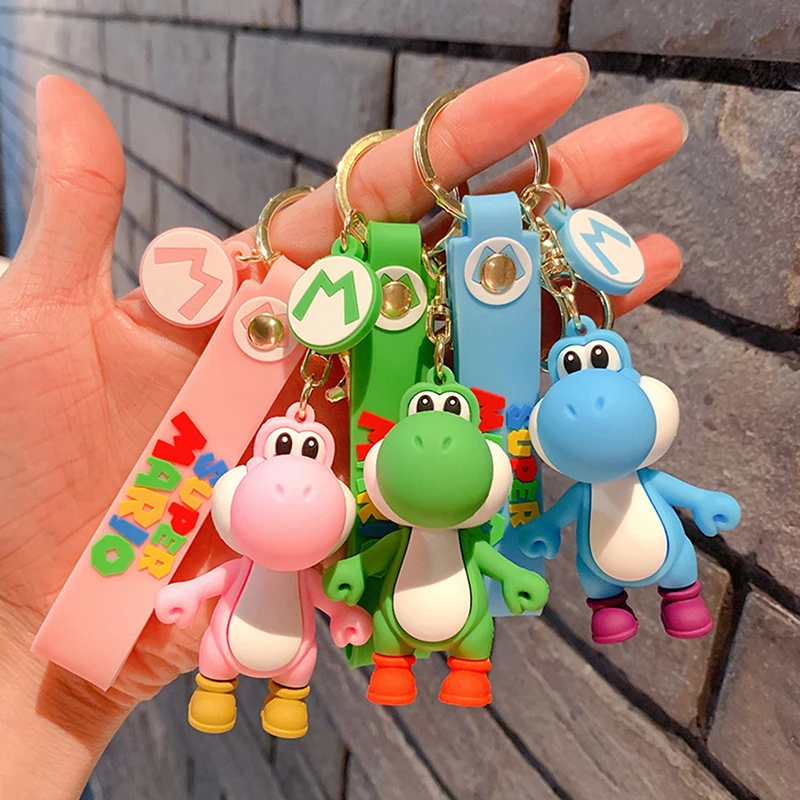 Модный мультяшный милый брелок Yoshi креативные парные сумки автомобильные