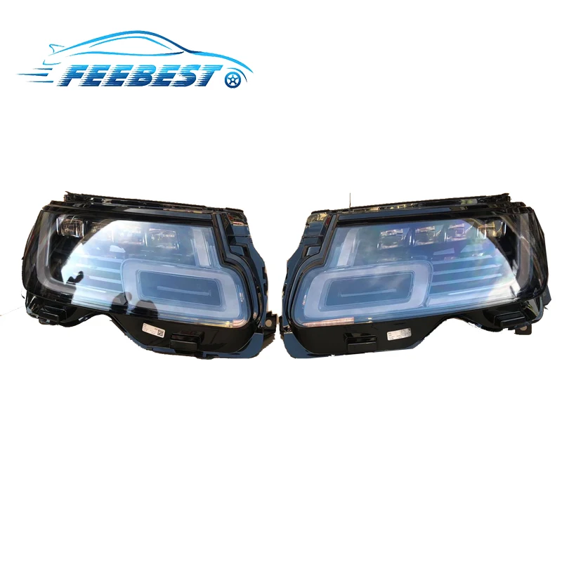 

L405 SVO Matrix Headlamp 4 Lens 4 Eyes Front Lights for Land Rover Range Rover Vogue 2013-2017 Update to 2018-2020 Spare Parts
