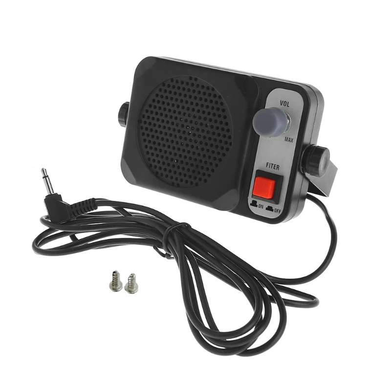 Сверхмощный компактный внешний динамик для YAESU ICOM CB Radio 3 5 мм