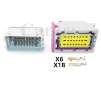 1 set 24p automobile wiring pcb plug hccphpe24bka90f car composite ecu connector auto replacement socket accessories