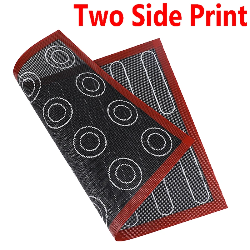 

Перфорированный силиконовый коврик для выпечки, антипригарный, термостойкий, 40x30 Elair, коврик для макарон, кондитерский коврик, ковер, кухонн...