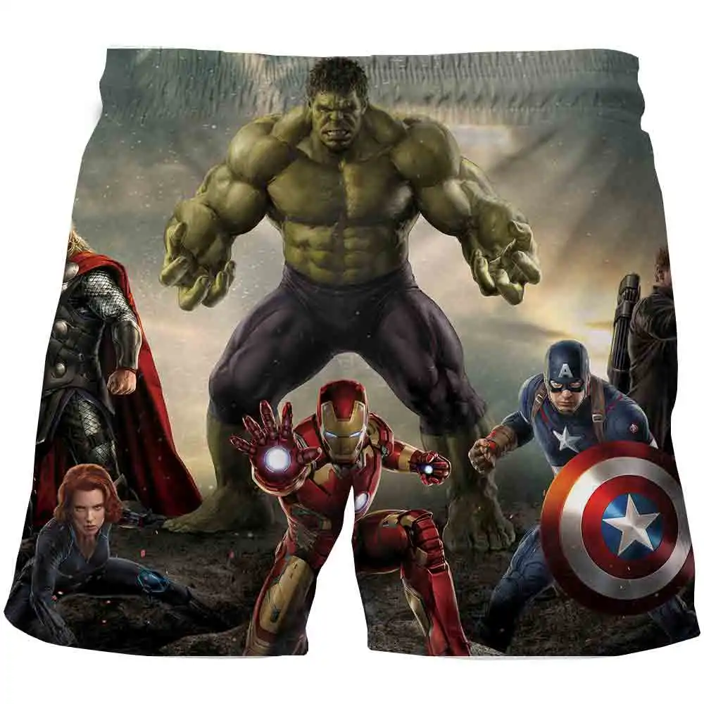 

2022 New 3D Printed Cartoon Mαrvel- Spidermαn Elastic Waist Shorts Boys And Girls Fashion Casual Short Pants 4-14Y Short Trouser