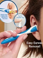 16 tips ear cleaner earpick spiral care clean tool earwax removal with soft silicone replacement curette easy ear wax remover