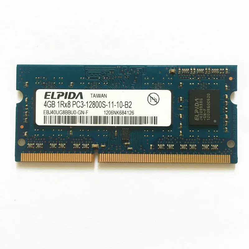 Оперативная память ELPIDA DDR3 4 Гб 1600 МГц 1,5 в 4 Гб 1RX8 PC3-12800-11 ddr3 4 Гб 1600 память для ноутбука
