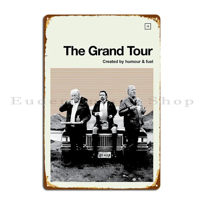 

Металлический плакат Clarkson May And Hammond Stripes