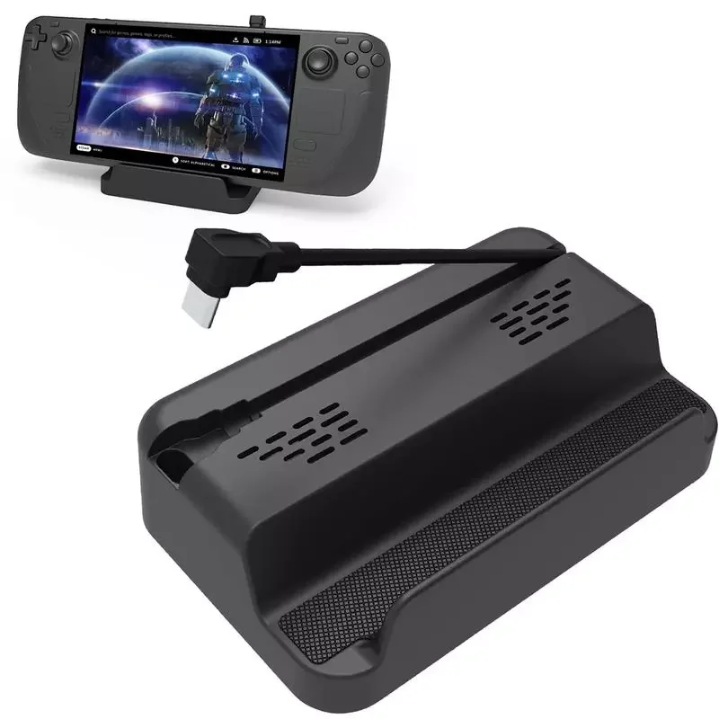 

Игровая подставка для палубы, нескользящая док-станция для зарядки, Противоударная портативная консоль, базовый кронштейн для палубы пара