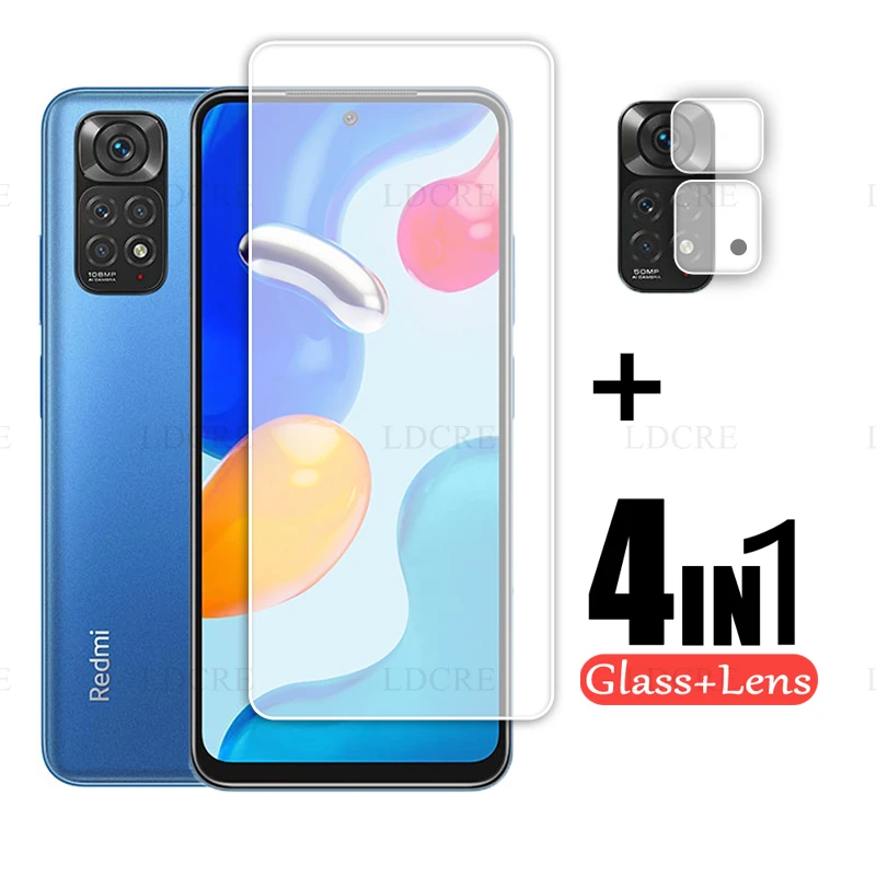 

2Pcs For Xiaomi Redmi Note 11S Glass Transparent Protective Glass For Redmi Note 11S Camera Lens For Redmi Note 11S 11 11 Pro