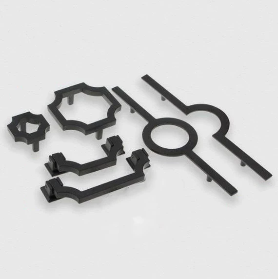 

Chinese Style Black Zinc Alloy Furniture Knobs and Handles Various Sizes Kitchen Cabinet Handle Wardrobe Pulls Door Hardware