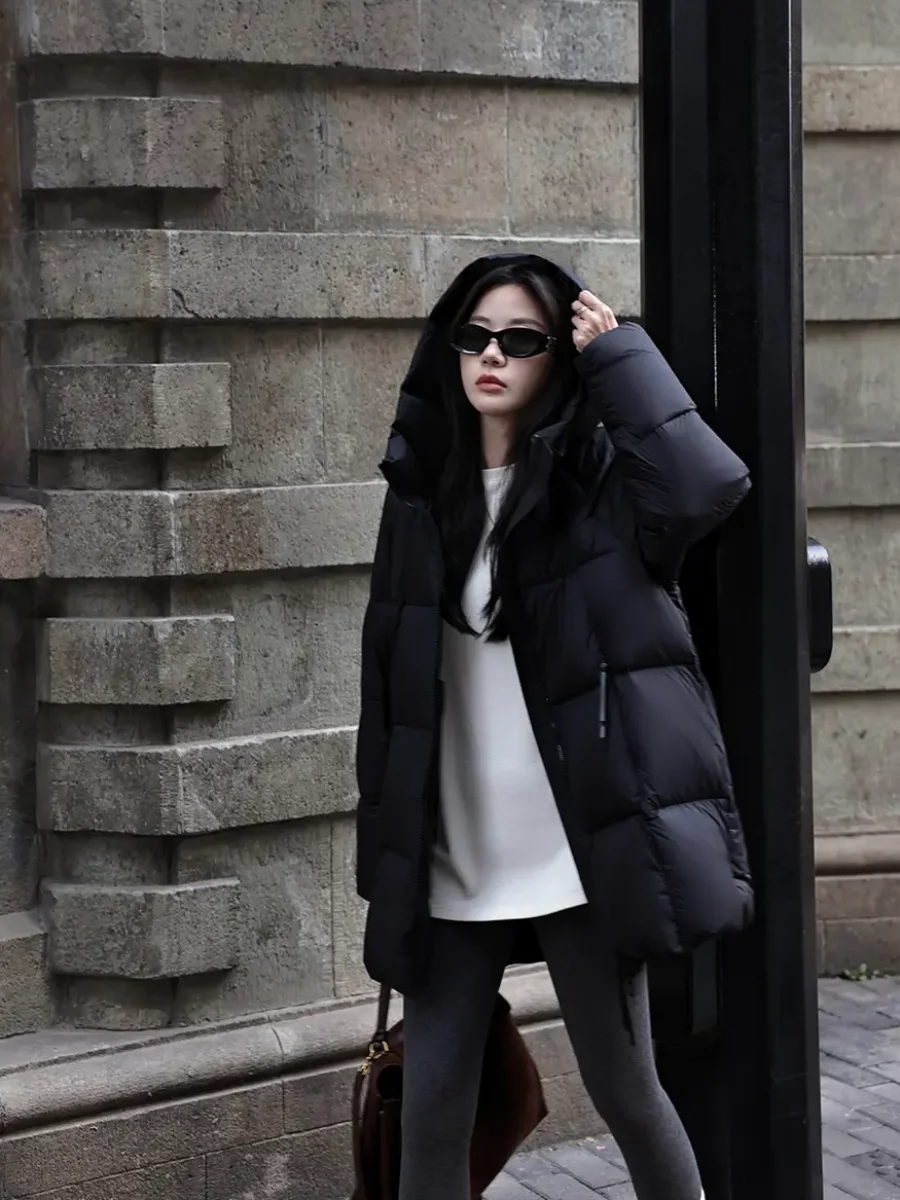 Европейские товары Мода Сверхлегкий белый утиный пух без подкладки Бархатный