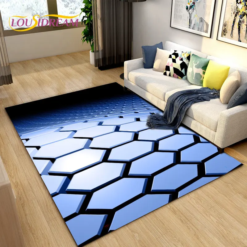 

LOUSIDREAM 3D сетчатый ковёр с металлической текстурой