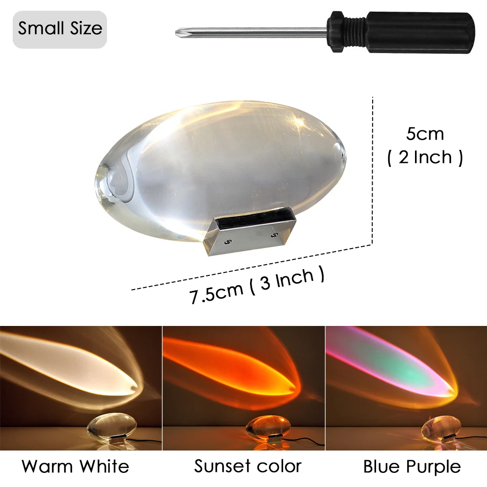 

Настольная лампа Claeted Глаз неба из кристалла