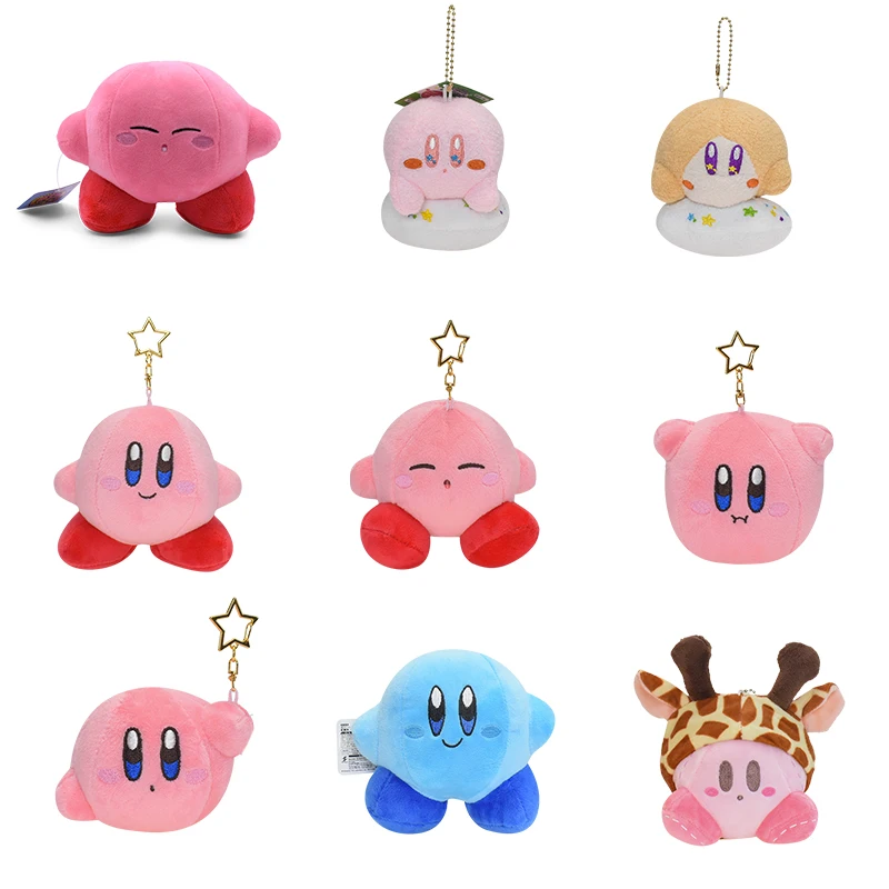 

9-13cm Kawaii Cute Star Kirby Stuffed Peluche Plush Cartoon Toys Great Christmas Birthday Gift For Children