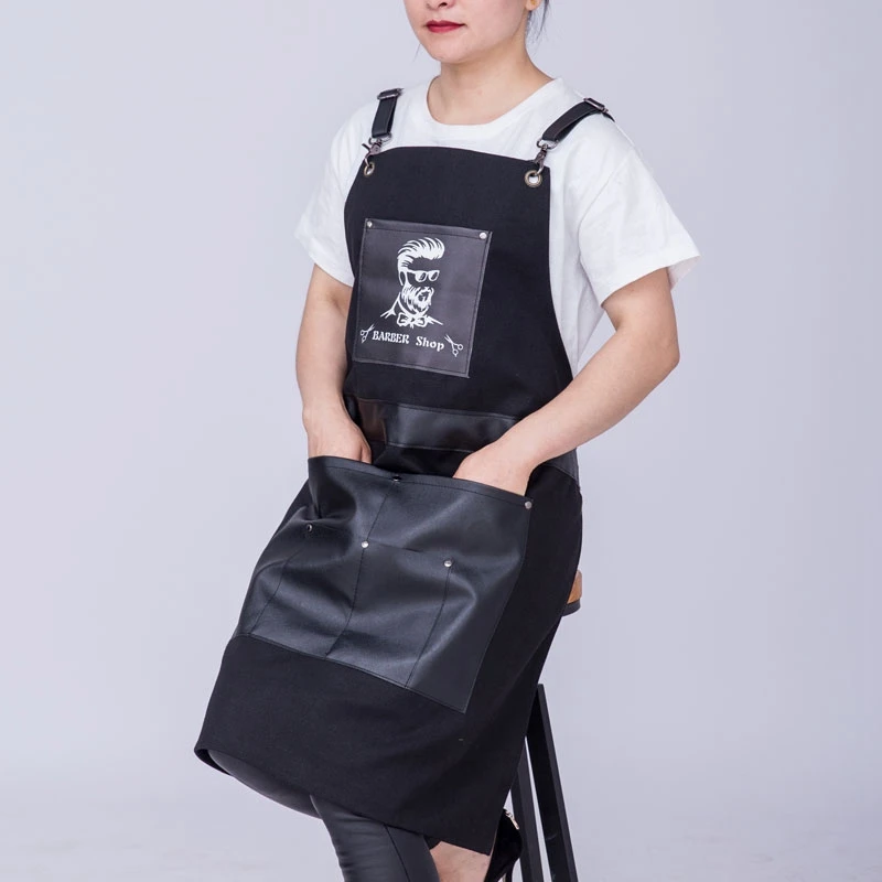 

Парикмахерская накидка для парикмахерской фартук для стрижки волос Оксфорд Буга Парикмахерская карманная ткань для стрижки волос