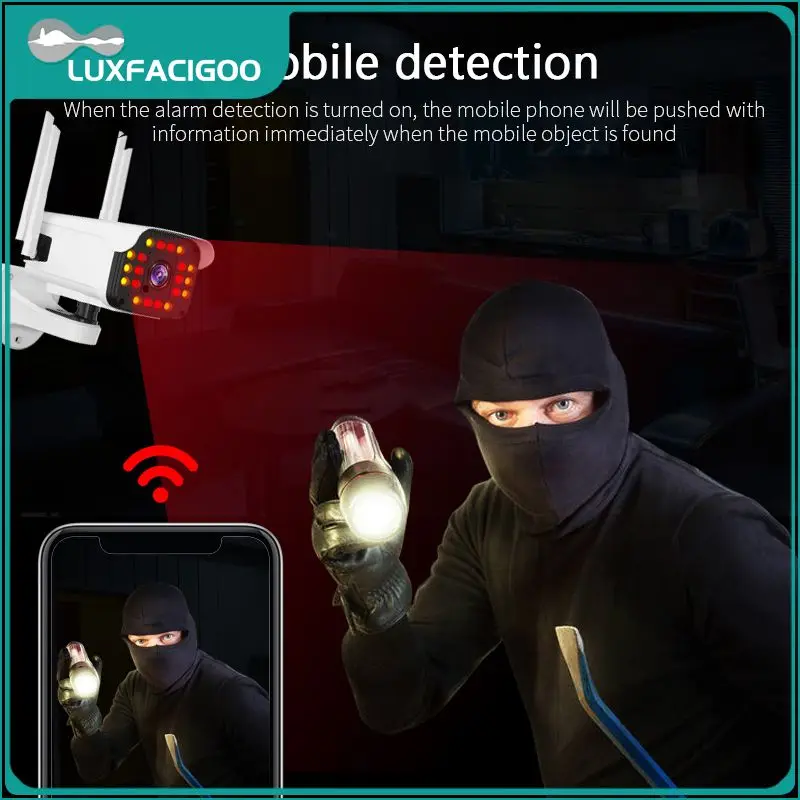 

Беспроводная Ip-камера с ИК-подсветкой, ночным видением, Wi-Fi, 360