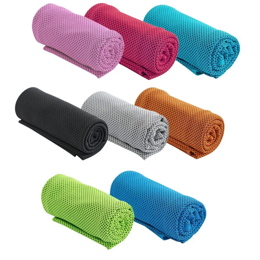 

8Pcs Cooling Towel Ice Towel for Neck Microfiber Cool Towel Soft Chilly Towel for Yoga Gym Running Workout Fitness